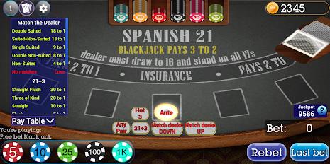 Spanish Blackjack 21 螢幕截圖 0