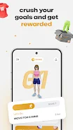 Fitmint: Get paid to walk, run Captura de pantalla 1