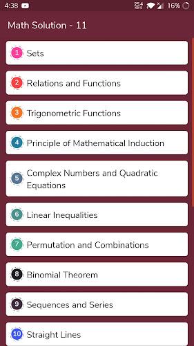 Class 11 Maths Solution NCERT Скриншот 0