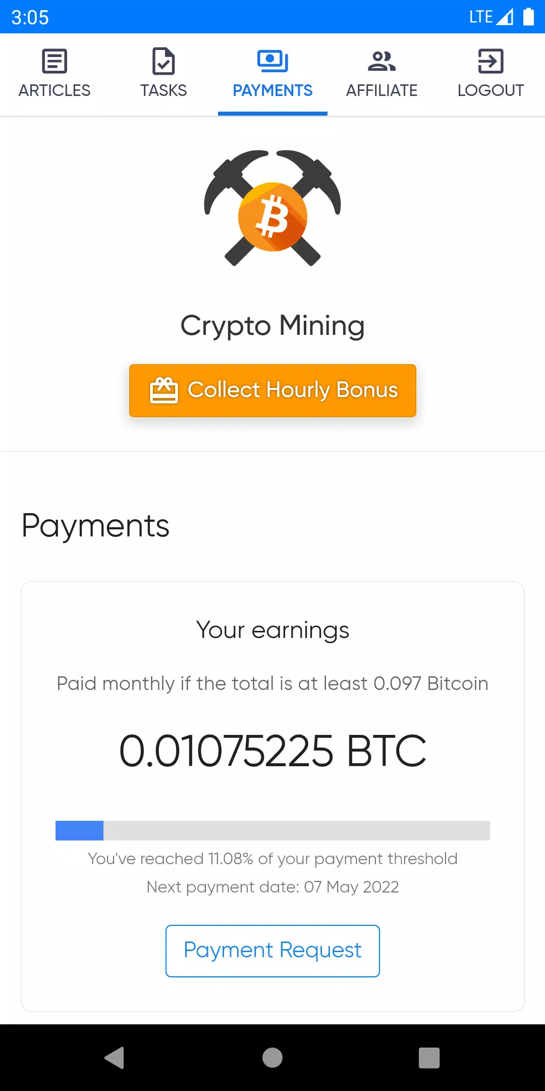 Crypto Mining 螢幕截圖 2