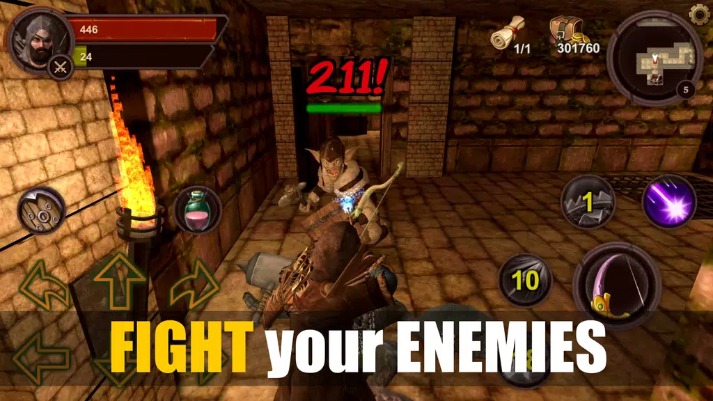 Dungeon Ward: Offline Games ဖန်သားပြင်ဓာတ်ပုံ 2