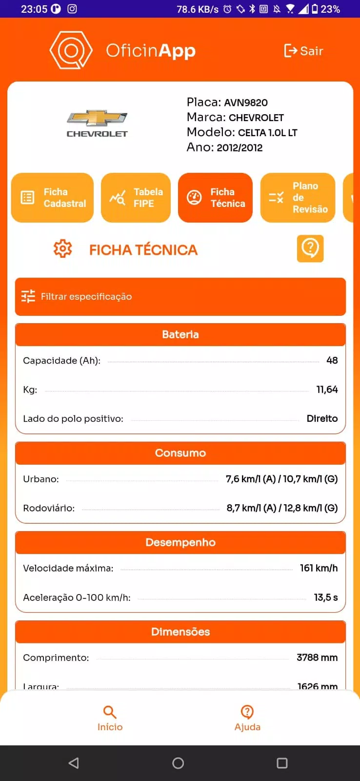 OficinApp Captura de tela 3