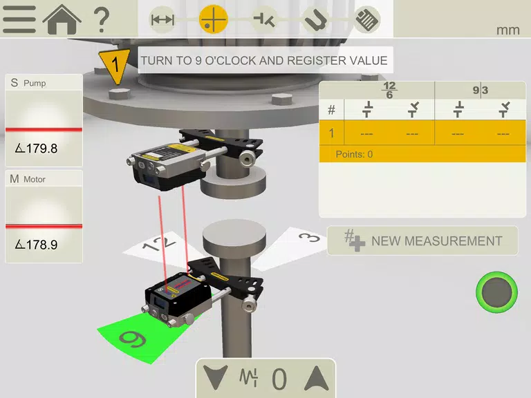 Easy-Laser XT Alignment Screenshot 3