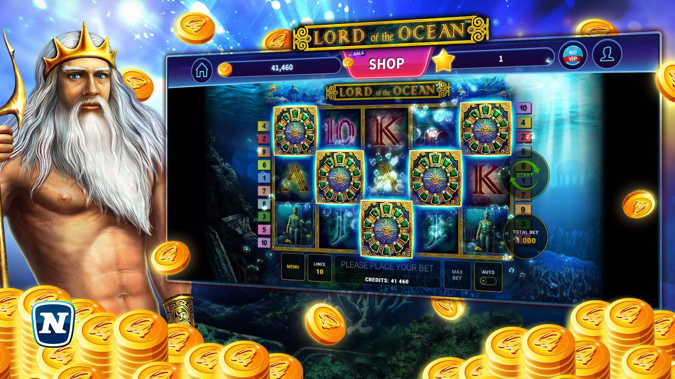 Lord of the Ocean™ Slot Schermafbeelding 0