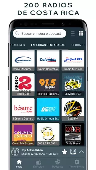 Radios de Costa Rica Online Zrzut ekranu 0