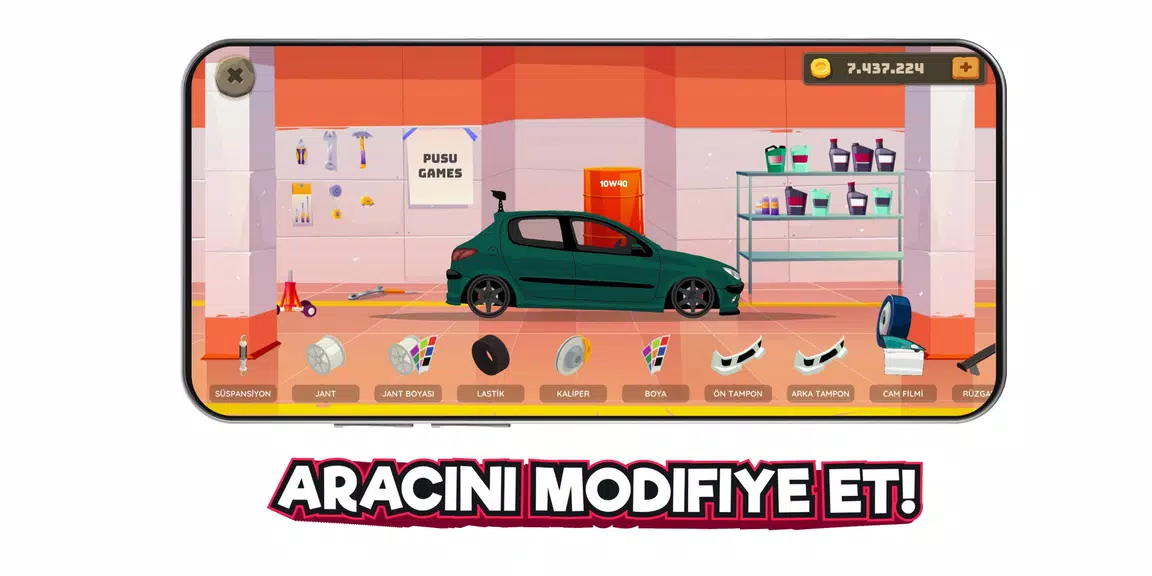 2d Car Series Tuning Game Capture d'écran 2