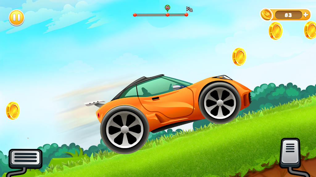 Uphill Races Car Game For Boys 스크린샷 0