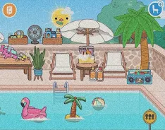 Toca Boca Pool Ideas Ekran Görüntüsü 1