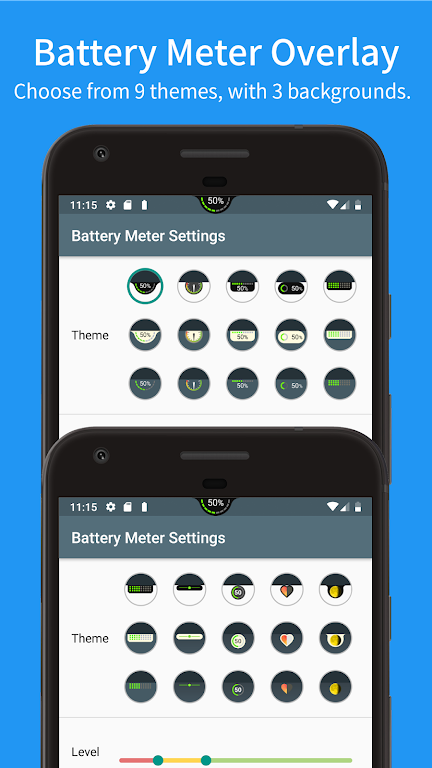 Battery Meter Overlay ဖန်သားပြင်ဓာတ်ပုံ 2