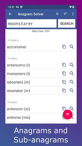 Anagram Solver Tangkapan skrin 1