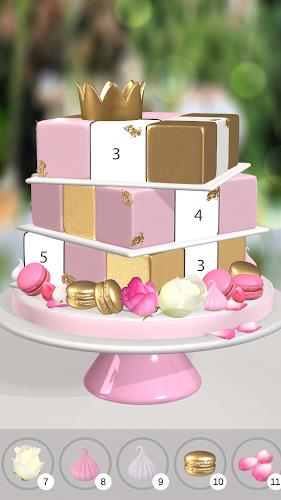 Cake Coloring 3D Captura de tela 3