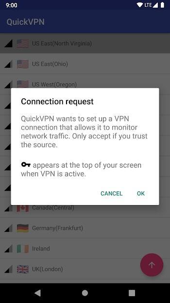 QuickVPN Screenshot 3