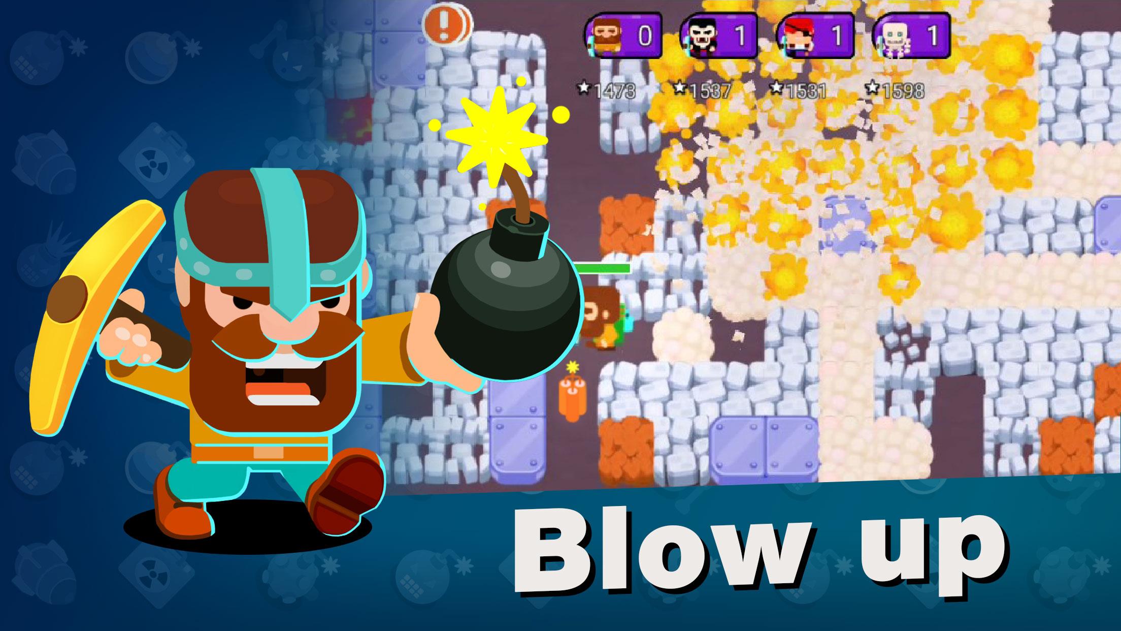 Bomber Diggers - Brawl heroes Screenshot 3