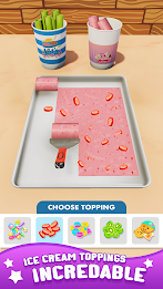 Ice Cream Roll: Dessert Games ภาพหน้าจอ 0