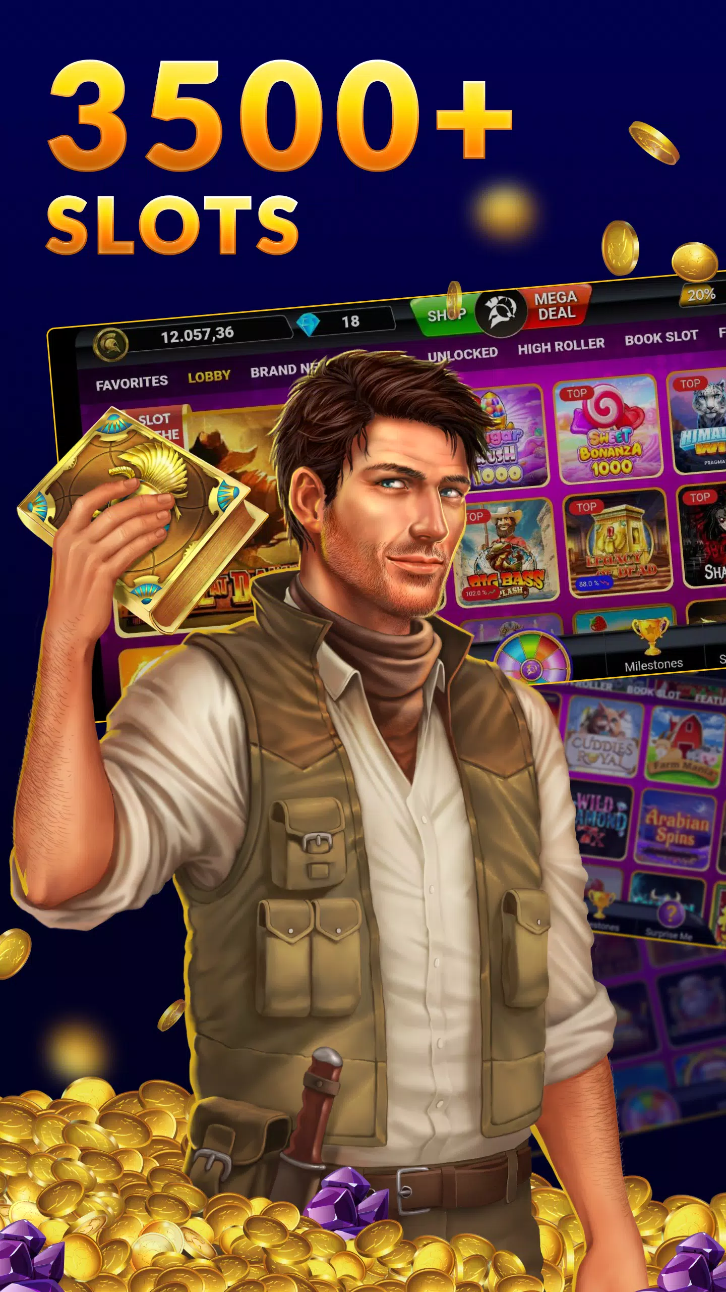 SpinArena Online Casino Slots ภาพหน้าจอ 0