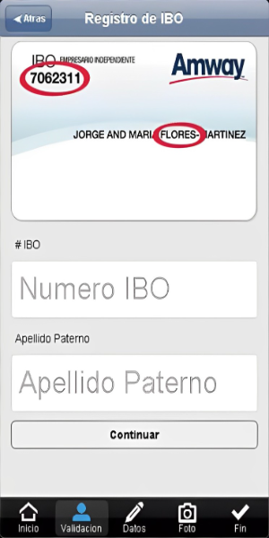 Equipo Vision IBO Register Screenshot 0