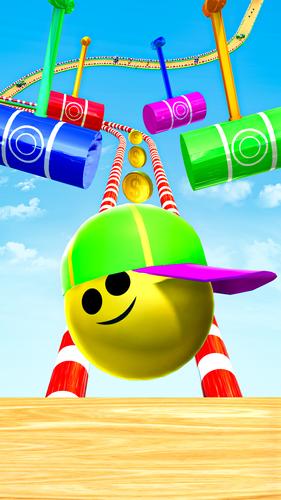 3D Sky Rolling Going Ball Game Captura de tela 2