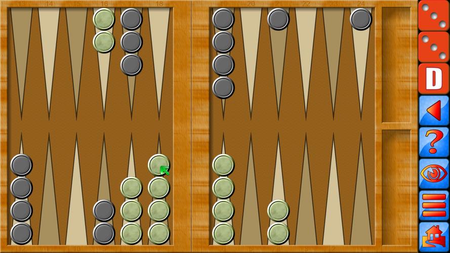 Backgammon V+ 螢幕截圖 1