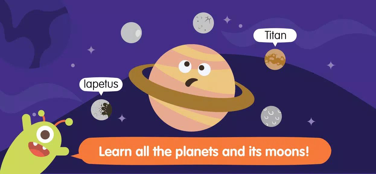 Solar System for kids Ekran Görüntüsü 2