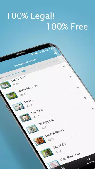 Meowing Cat Sounds Ringtones 스크린샷 2