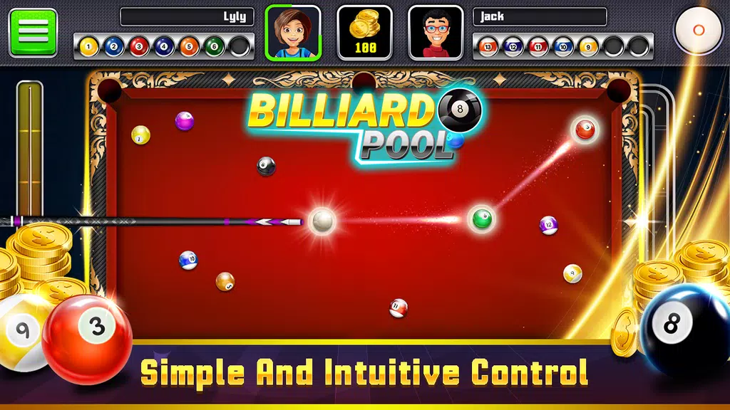 Billiards 8 ball ภาพหน้าจอ 0