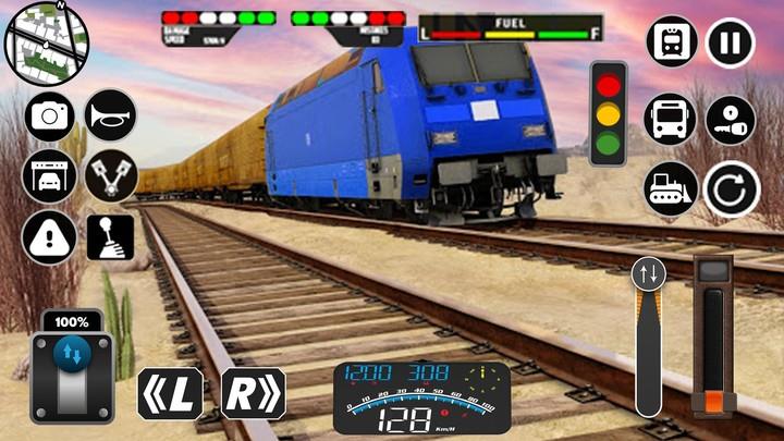 Indian Train Racing Games Zrzut ekranu 1