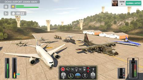 Fly Airplane flight simulator Tangkapan skrin 3