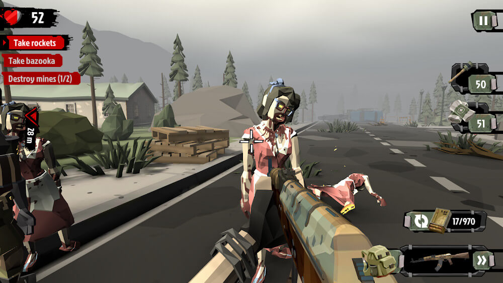 The Walking Zombie 2 Mod ภาพหน้าจอ 2