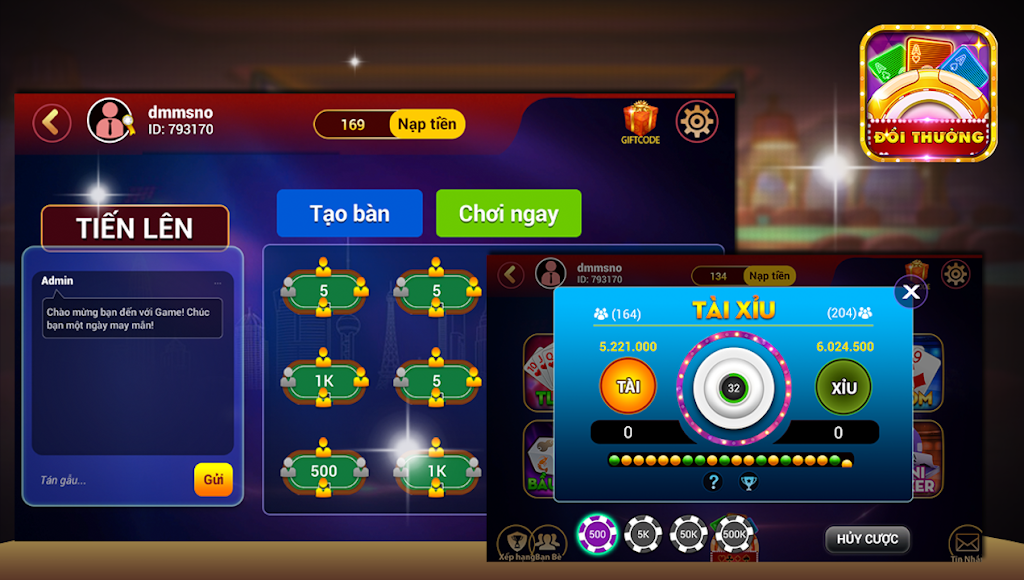 BemClub game danh bai doi thuong 螢幕截圖 1