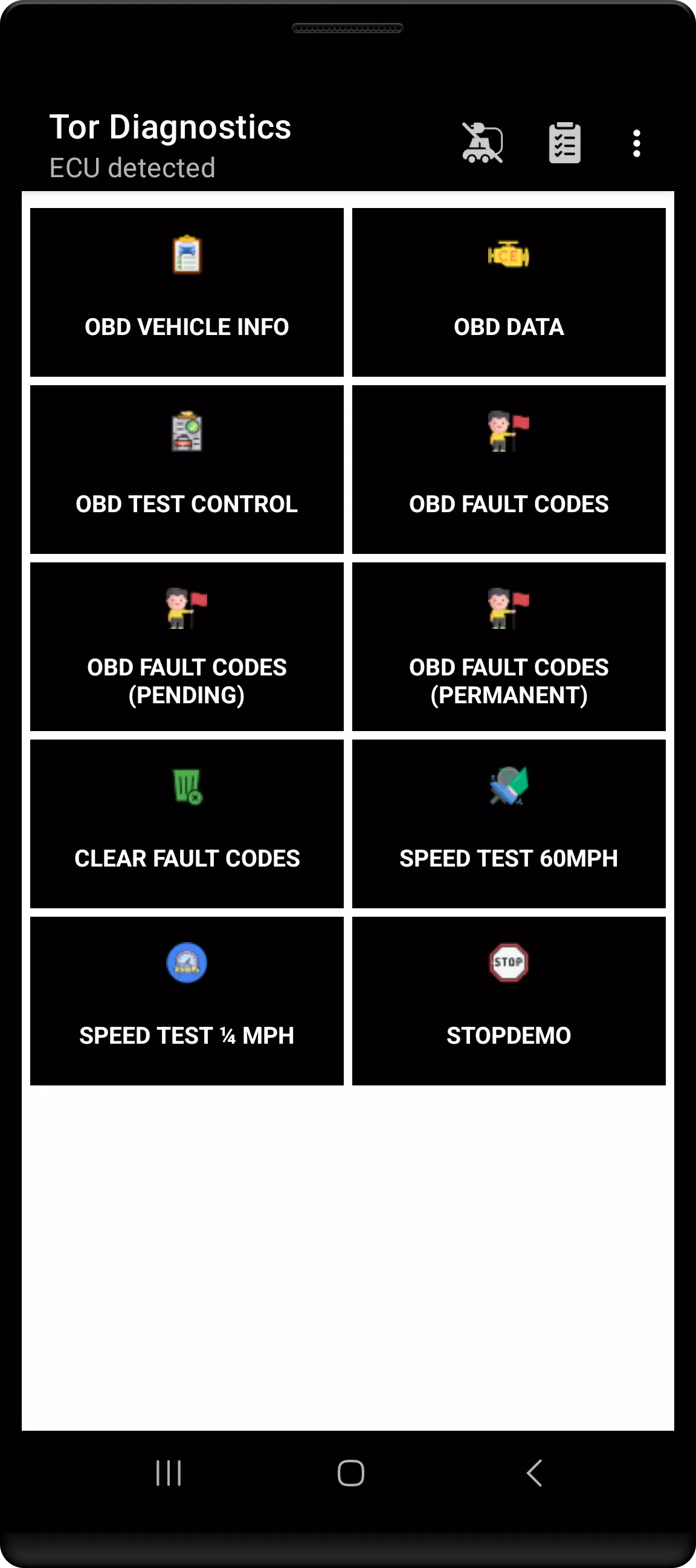 Tor OBD2 Diagnostics Zrzut ekranu 1