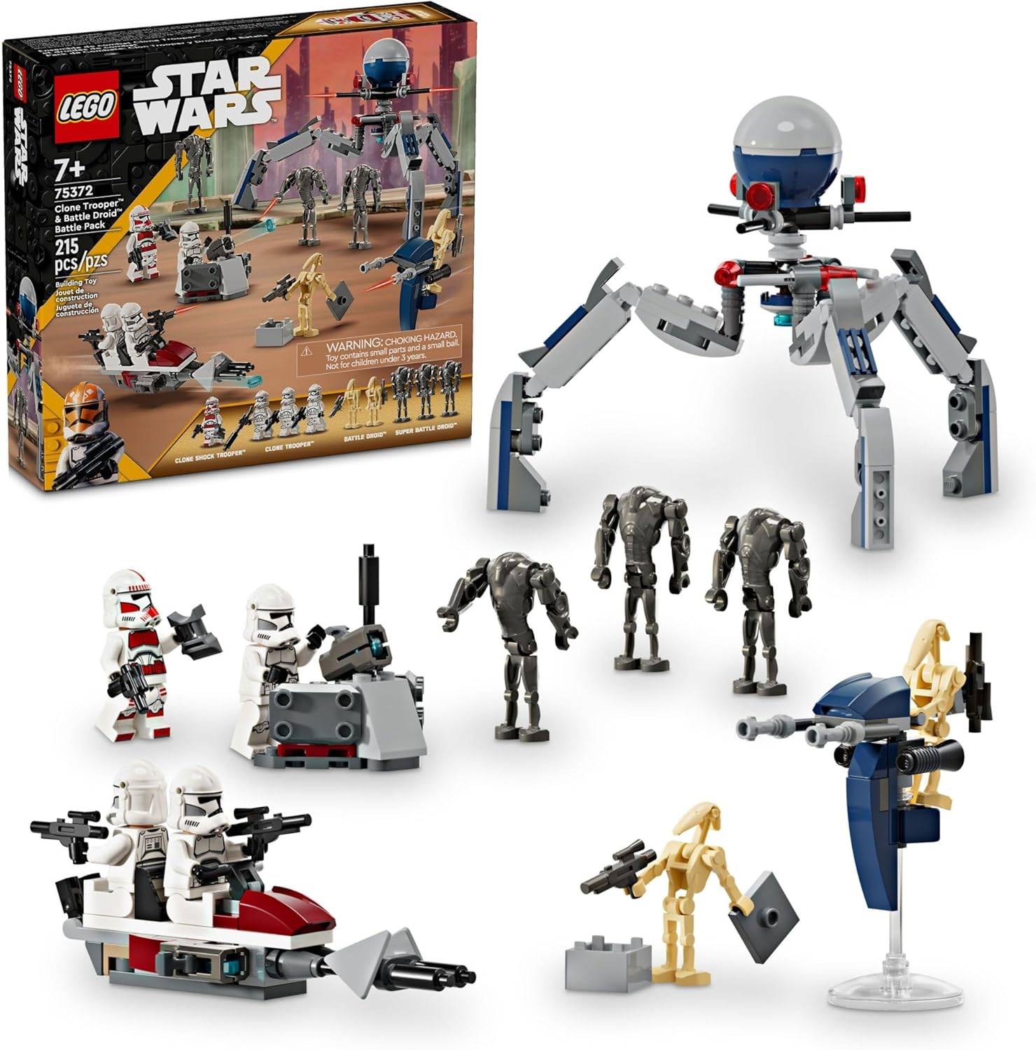 Image: LEGO Star Wars Clone Trooper & Battle Droid Battle Pack