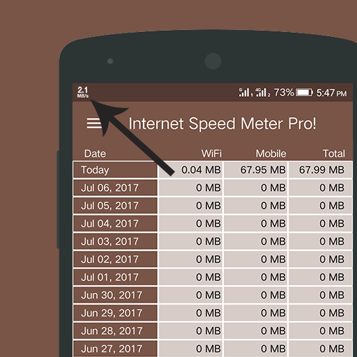 Internet Speed Meter Pro Captura de pantalla 0