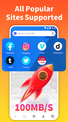 Tube Video Downloader & VPN 螢幕截圖 1