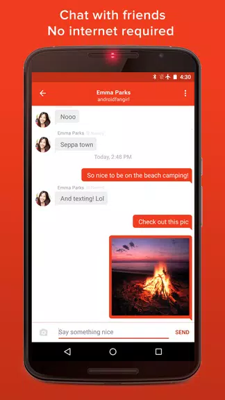 FireChat ภาพหน้าจอ 0