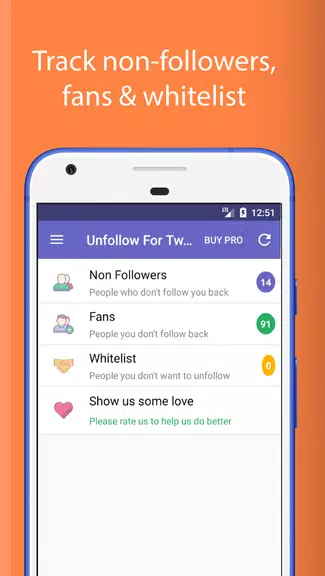 Unfollowers for Twitter 스크린샷 0