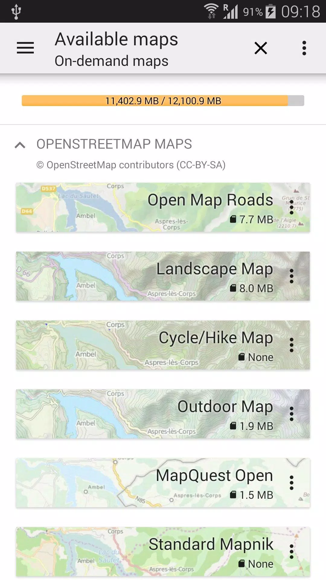 Schermata All-In-One Offline Maps 2
