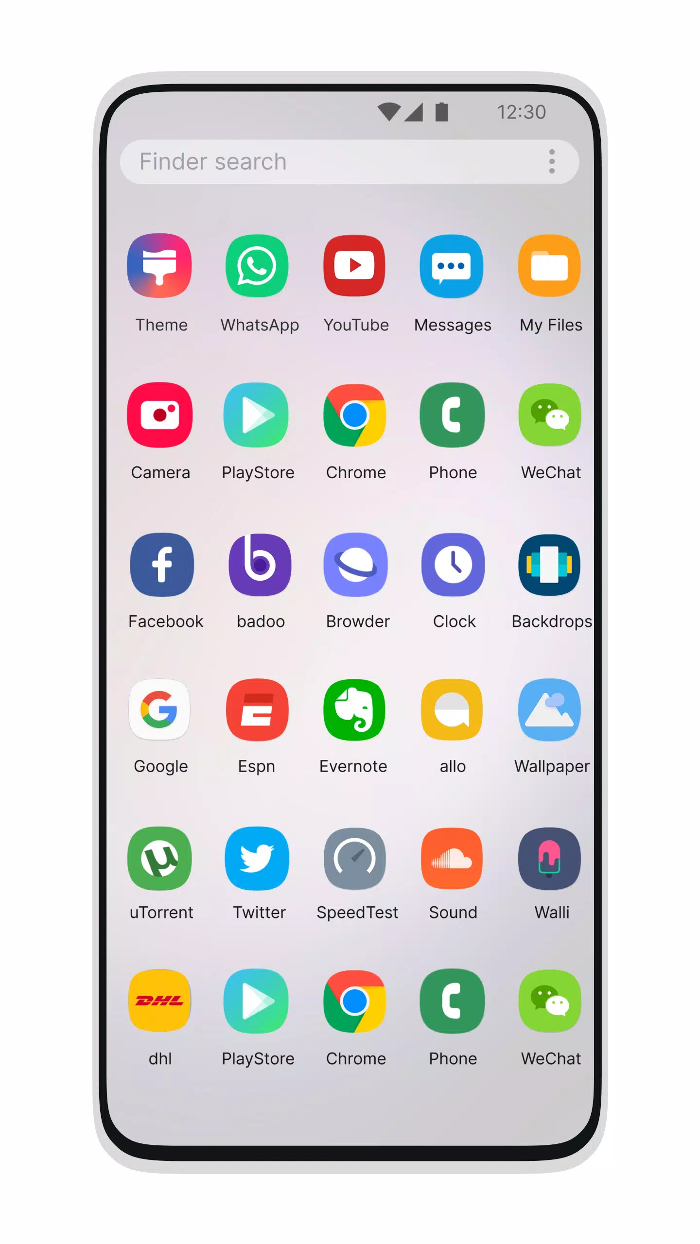Galaxy S24 Style Launcher 螢幕截圖 1