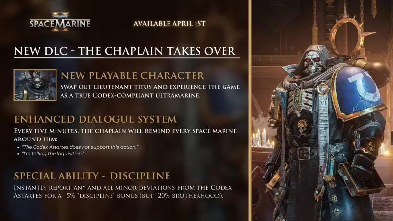 Warhammer 40,000：Space Marine 2 Devsは楽しいエイプリルフールのジョークを思いつきました。