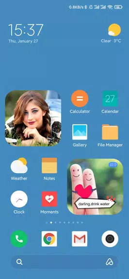 Moments Widget Zrzut ekranu 1