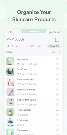 Skincare Routine Diary ภาพหน้าจอ 3