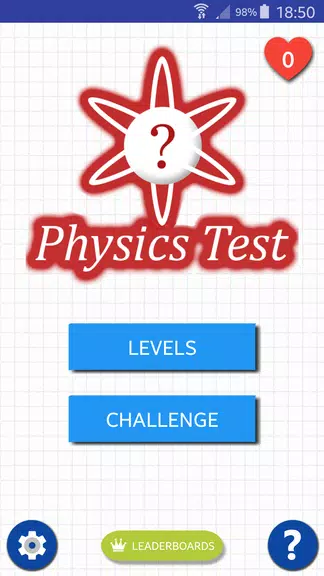 Physics Test Скриншот 0