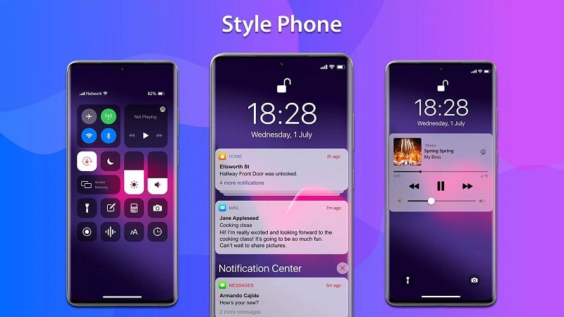 Launcher iPhone Ảnh chụp màn hình 2