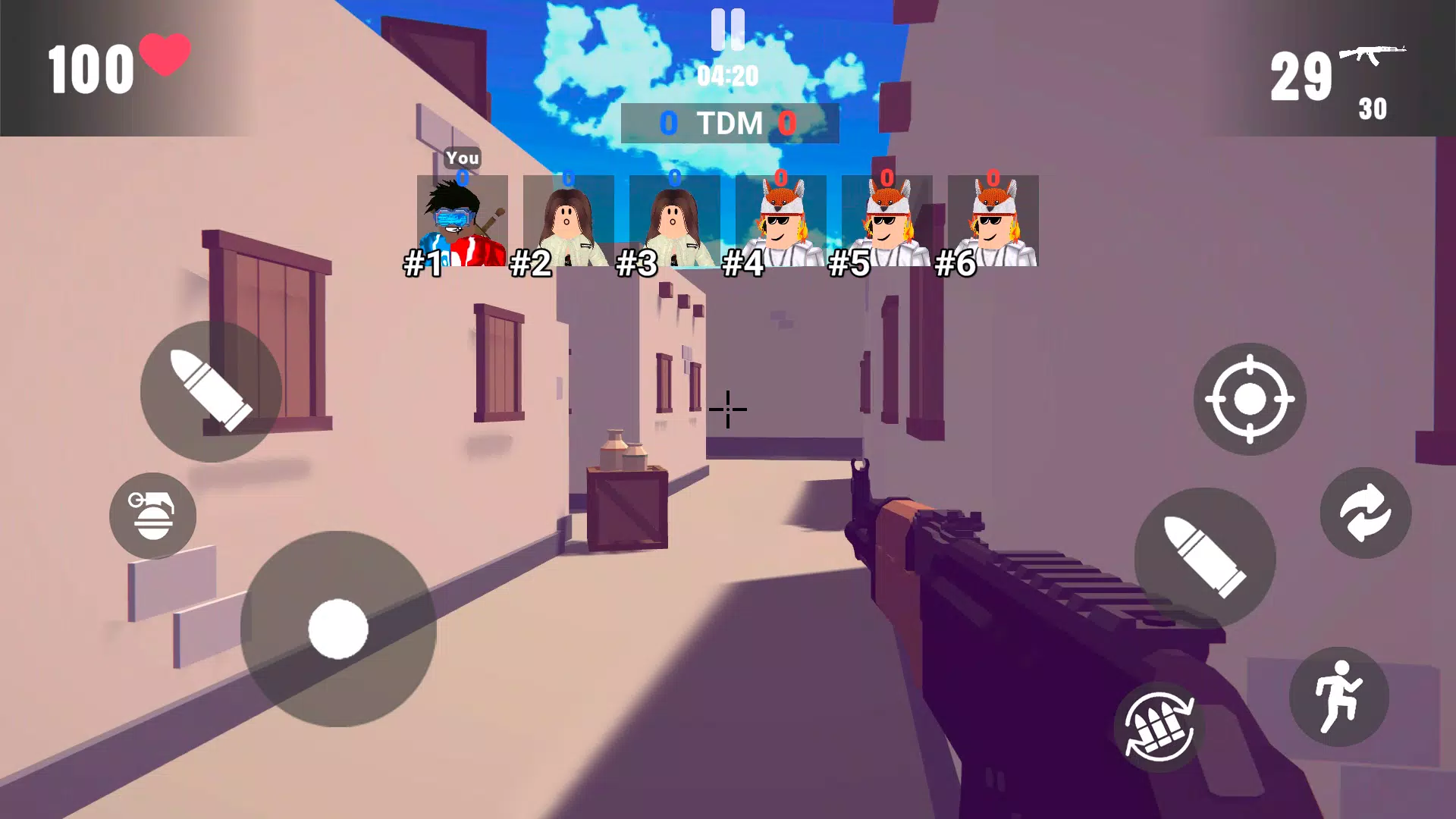 Gunfight Arena: Obby Shooter スクリーンショット 1