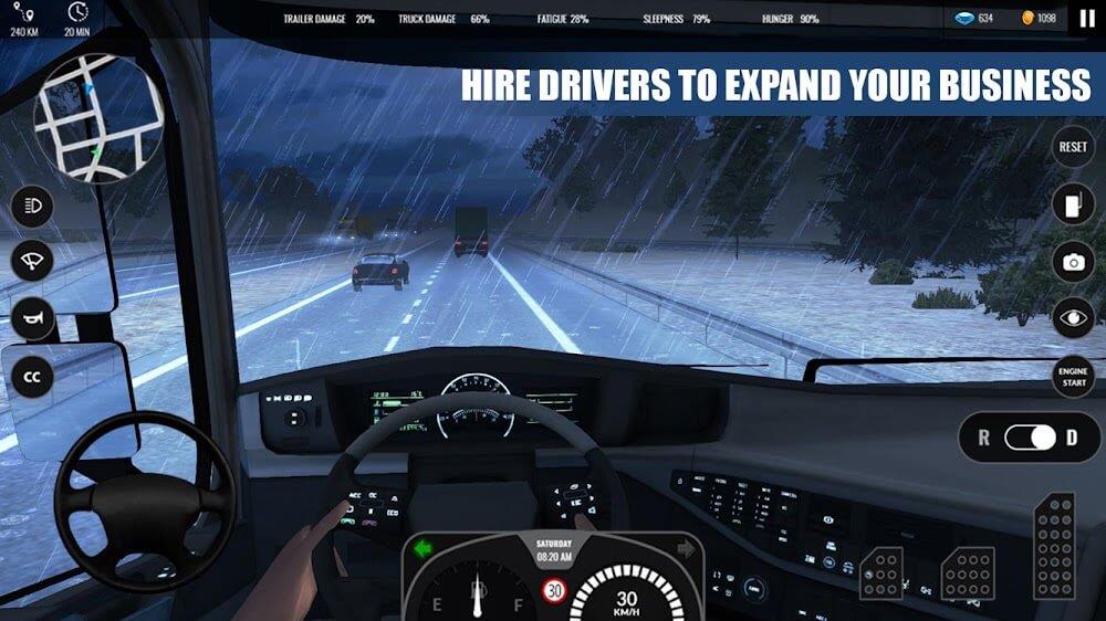 Truck Simulator PRO Europe ဖန်သားပြင်ဓာတ်ပုံ 1