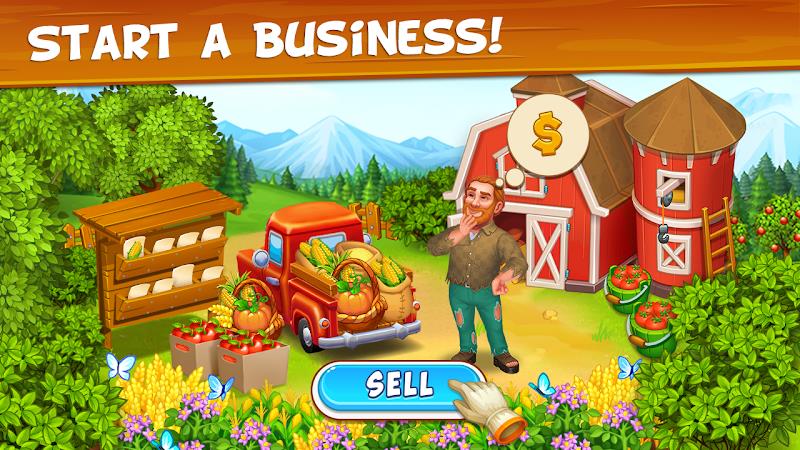 Farm Town - Family Farming Day 스크린샷 1