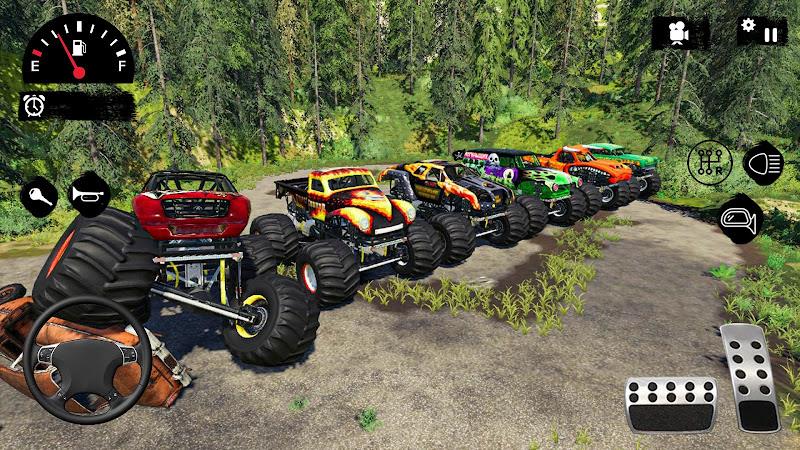 Hillock Monster Truck Driving Tangkapan skrin 3