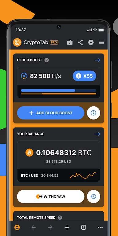 CryptoTab Browser Pro Mod ภาพหน้าจอ 1