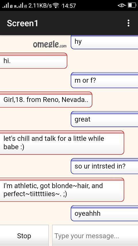 Omegle Chat - Talk to Strangers Скриншот 1