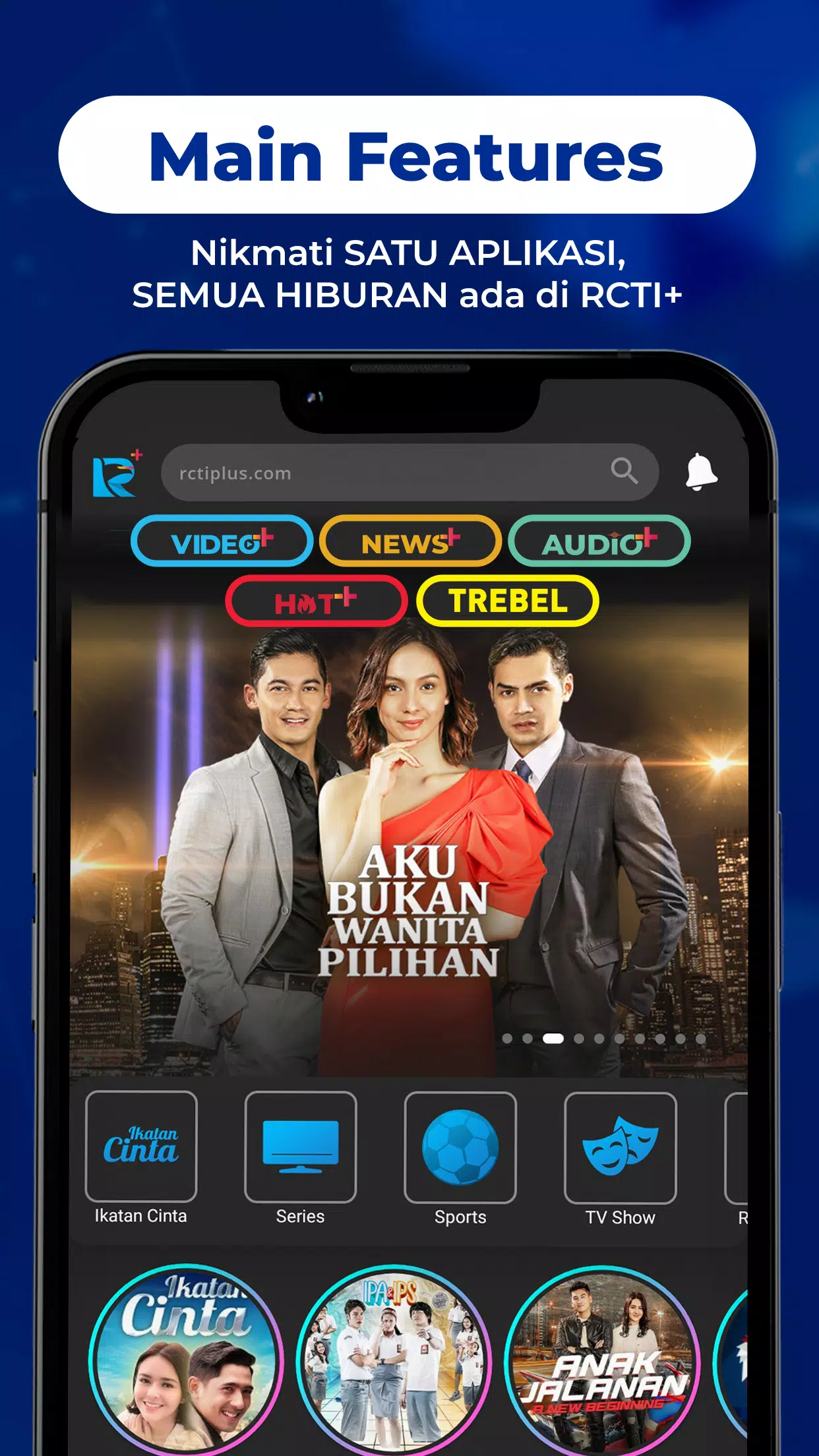 RCTI+ Superapp Tangkapan skrin 0