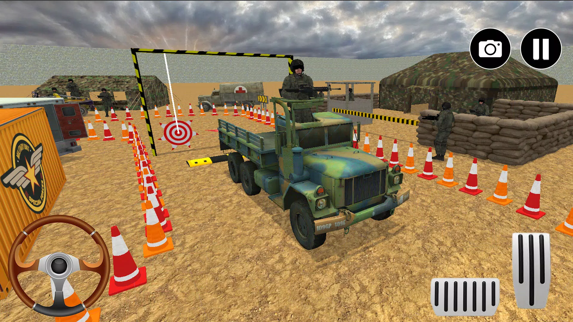 Army Truck Game Simulator 3D 螢幕截圖 3